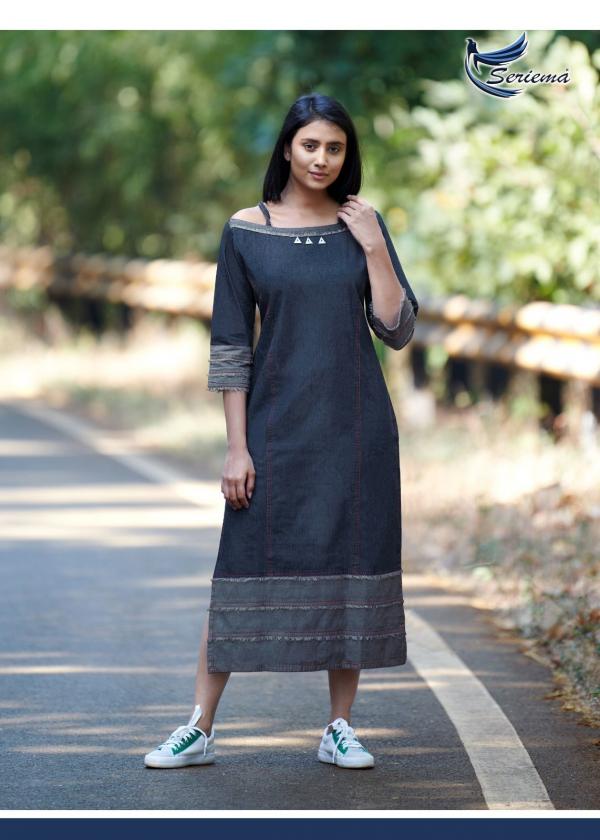 Seriema Kumb Capture 4 Fancy Wear Denim Kurti Collection